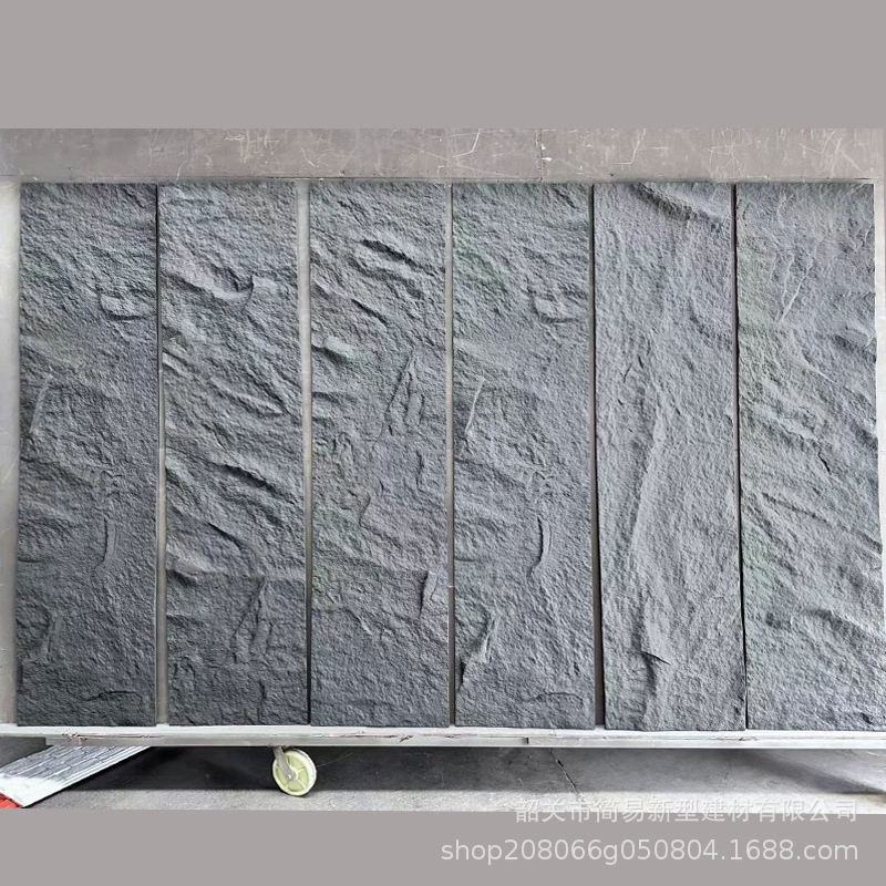 Pu каменная кожа производитель культуры имитация каменной плиты фоновая стена наружная и наружная легкие тонкие пластины средней пластины внешней торговли кросс-зеркало