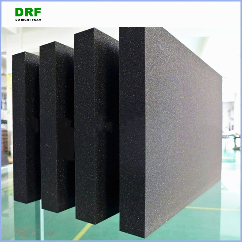 厂家供应PU海棉foam消音棉 黑色聚氨酯海绵Sponge抗震缓冲泡棉