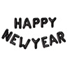 Cross -border 16 -inch Happy New Year New Year's Happy Letter Aluminum Film Balloon Set