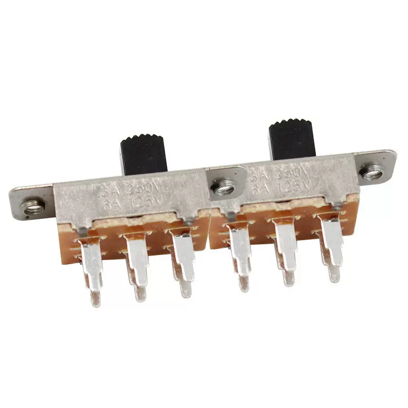 定制直柄拨动开关SS23E24 直滑立式卧式直插件贴片微型拨动开关