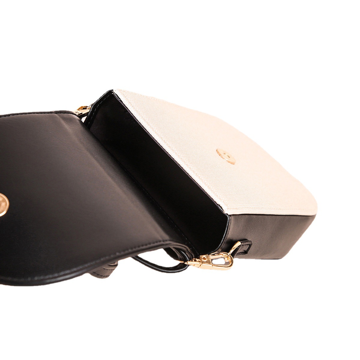 La versión coreana de 2023 de la versión coreana de la moda de lona, el modelo vertical de página suelta de múltiples tarjetas, la bolsa de teléfono móvil de una sola hombro de la mujer, el fabricante de la bolsa de hombro recto