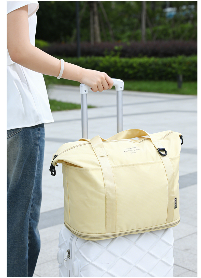 Cross-border Foreign Trade Large-capacity Expandable Trolley Case Luggage Bag Single-shoulder Lightweight Multifunctional Travel Storage Bag