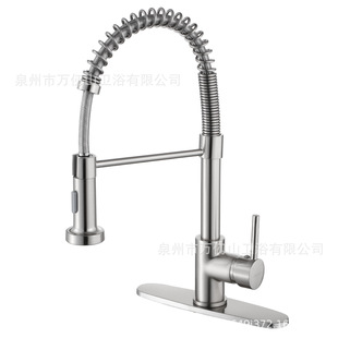 Factory direct cross-border Spring multifunctional kitchen faucet vegetable basin sink electroplating paint gold mixed color faucet