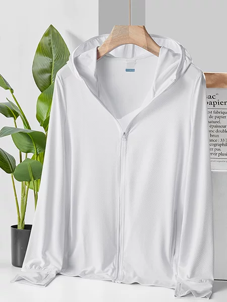 U Brand Same Style Summer Outdoor Couple's Skin Jacket, Unisex Knitted Sun Protection Clothing, Uv Protection, Stretchable, Can Print Logo