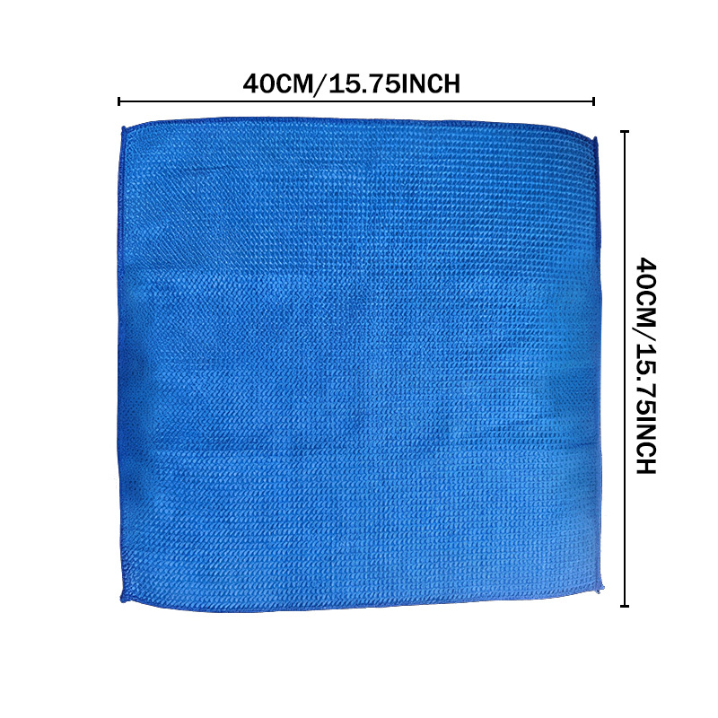 Ryekew Car Cleaning Towel, Car Absorbent Towel, Household Kitchen Absorbent Towel, Non-Marking Glass Towel, Waffle Cleaning Towel