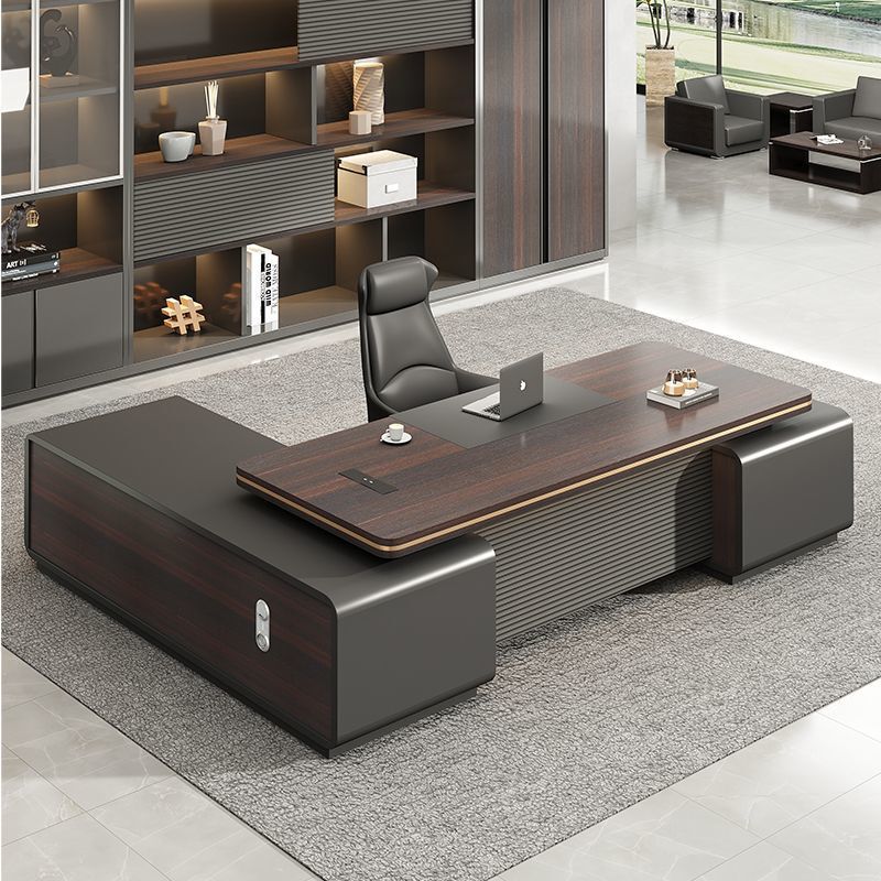 Boss Desk Office Desk Simple Modern President Desk Room Combination Executive Desk Full Set of Furniture Chairman Office Furniture