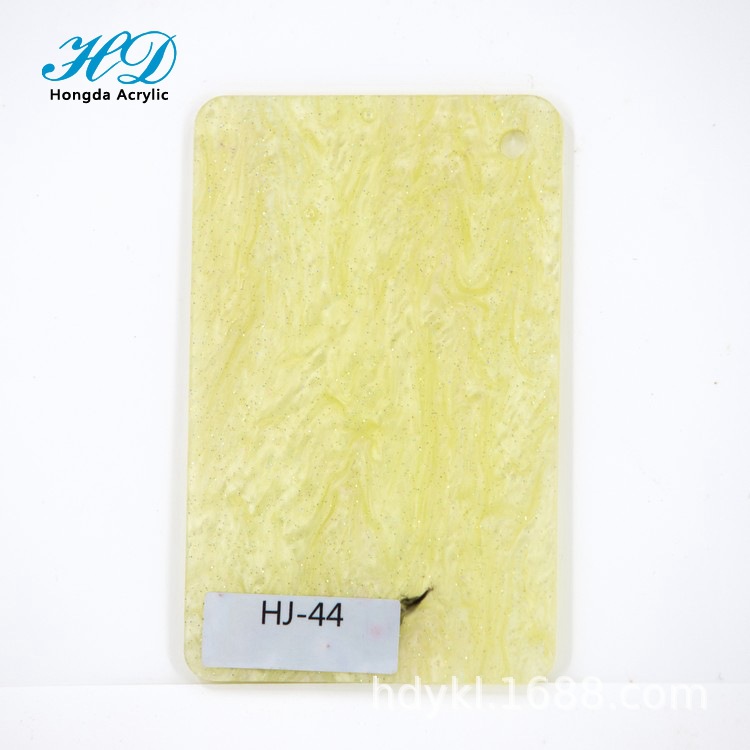 厂家直供透光水纹珠光亚克力彩色板 璀璨银河星空纹手机壳装饰板