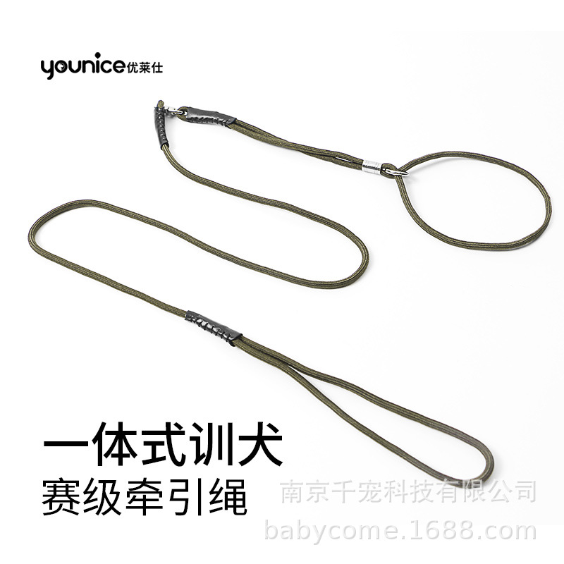 Yulaishi 개 견인 밧줄 경쟁 학년 직업적인 얇은 p 밧줄 p 사슬 작은 개 강아지 테디 베어 훈련 개 고리