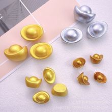 新年财源滚滚金元宝diy树脂配件奶油胶手机壳摆件头绳鞋花吊坠批