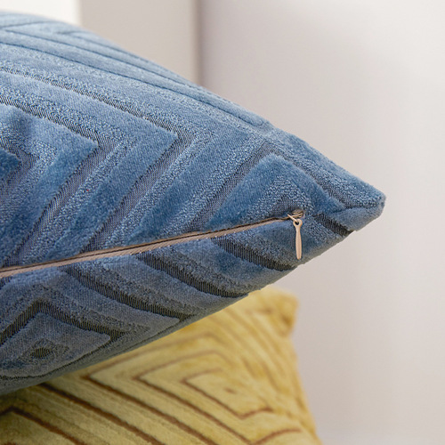 Nordic knitted cut velvet cushion cover Amazon home fabric sofa cushion bedside pillow office nap cushion