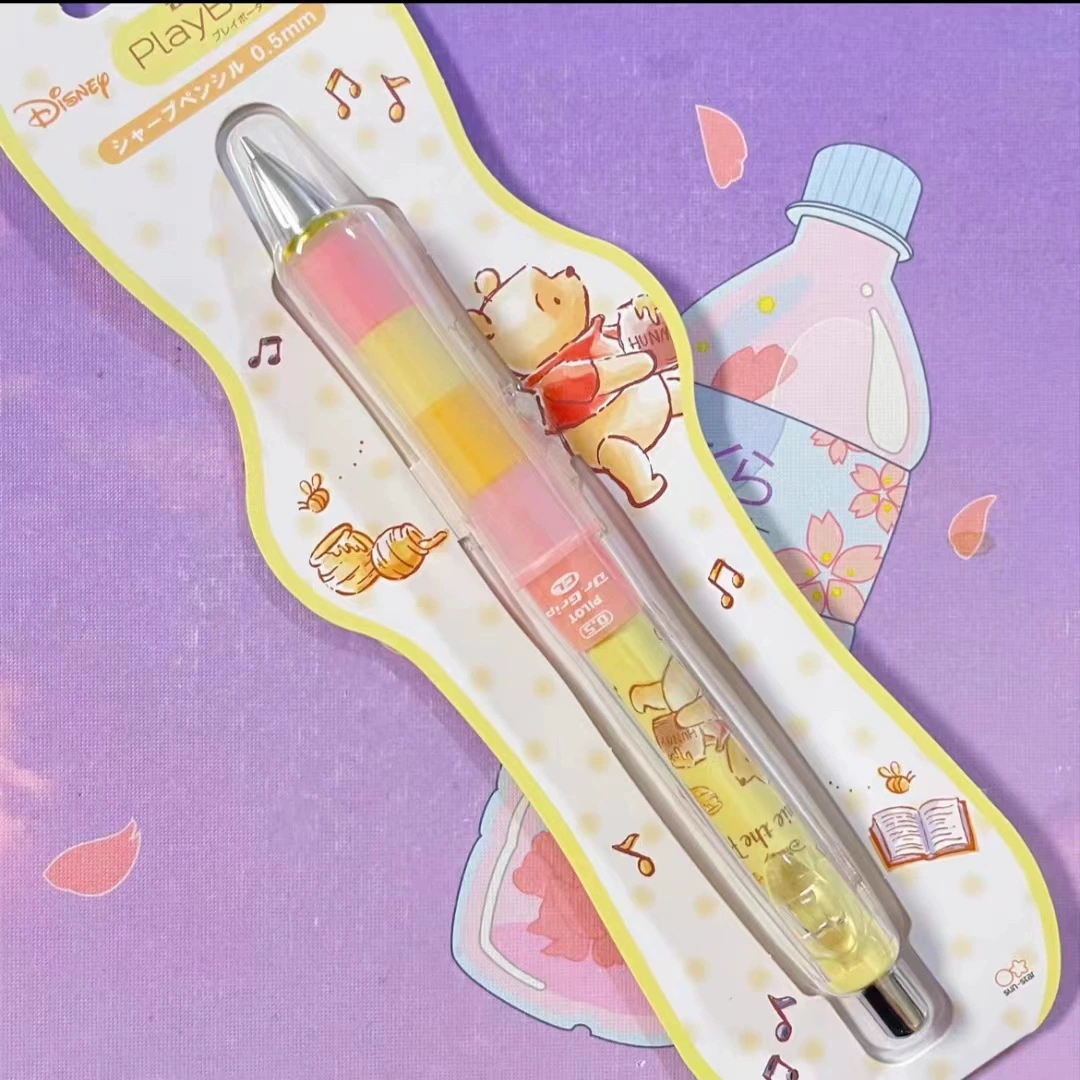 Japanese automatic pencil, (Physicals), new collection, with little bears, 0.5mm
