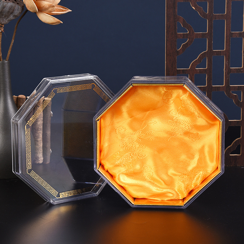 Acrylic packaging box ginseng star anise polyganum gift box ginseng reishi empty box semi-transparent cordyceps box