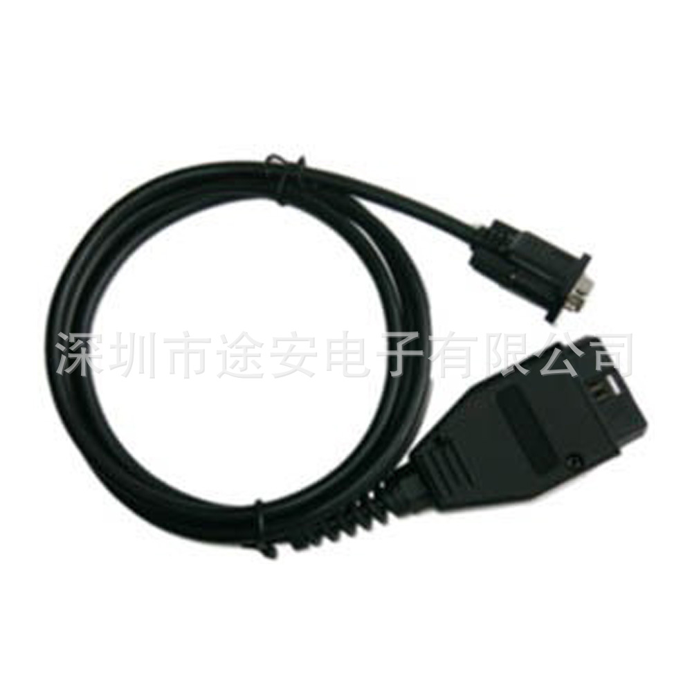 批发VAG KKL COM V409大众/奥迪检测线 诊断线 串口 黑色/蓝色