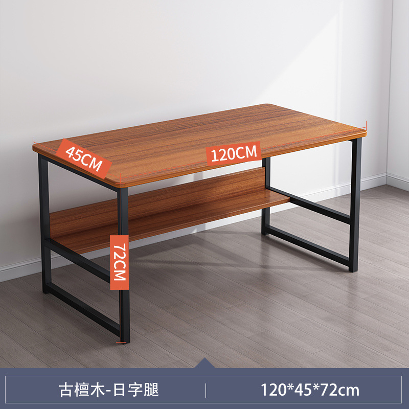 Escritorio blanco grande y sencillo para uso doméstico, escritorio para estudiantes, escritorio para computadora de escritorio para casas de alquiler, escritorio de oficina.