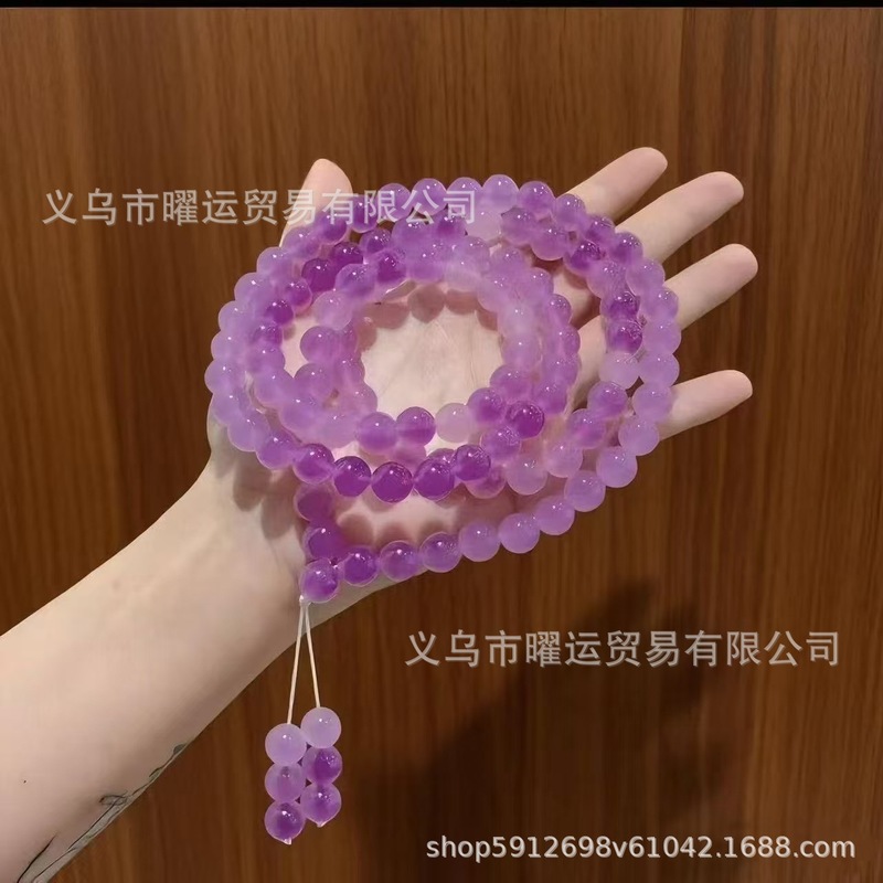 直播货源光变血沉宝手串海云母树脂光变手镯手串太阳光变色款手串|undefined