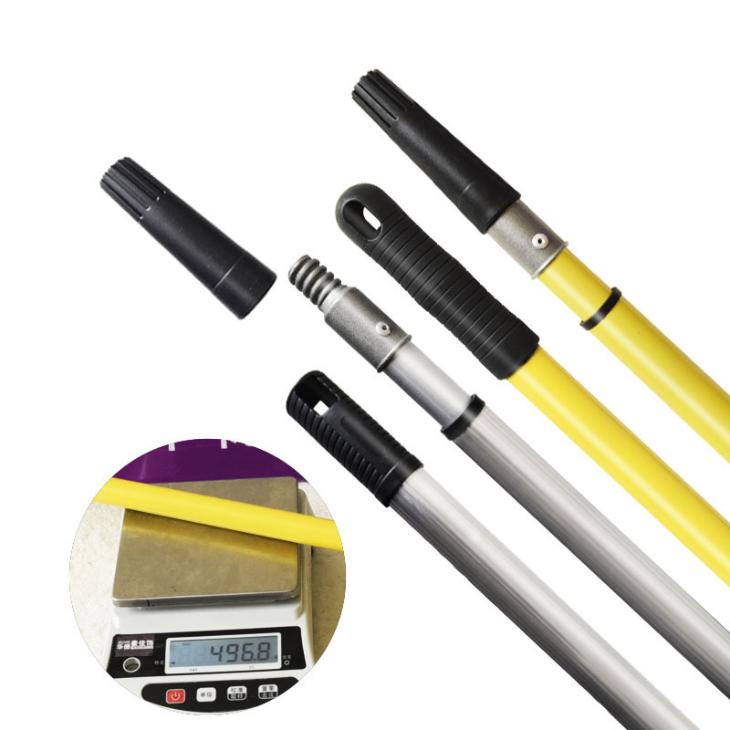 Cepillo Huade Cepillo de rodillo de pintura Varilla telescópica Aleación de aluminio 2 m 3 Hierro Varilla de extensión de plástico Espesar Herramienta de pared