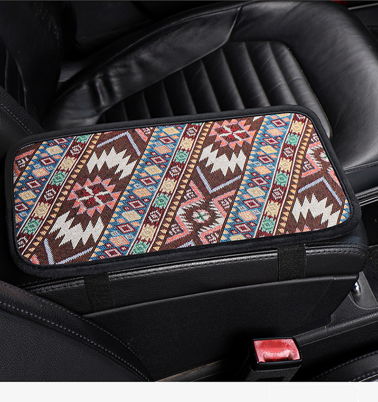 Universal car armrest box cover heightening pad, armrest pad, armrest cushion, protective pad, central armrest pad