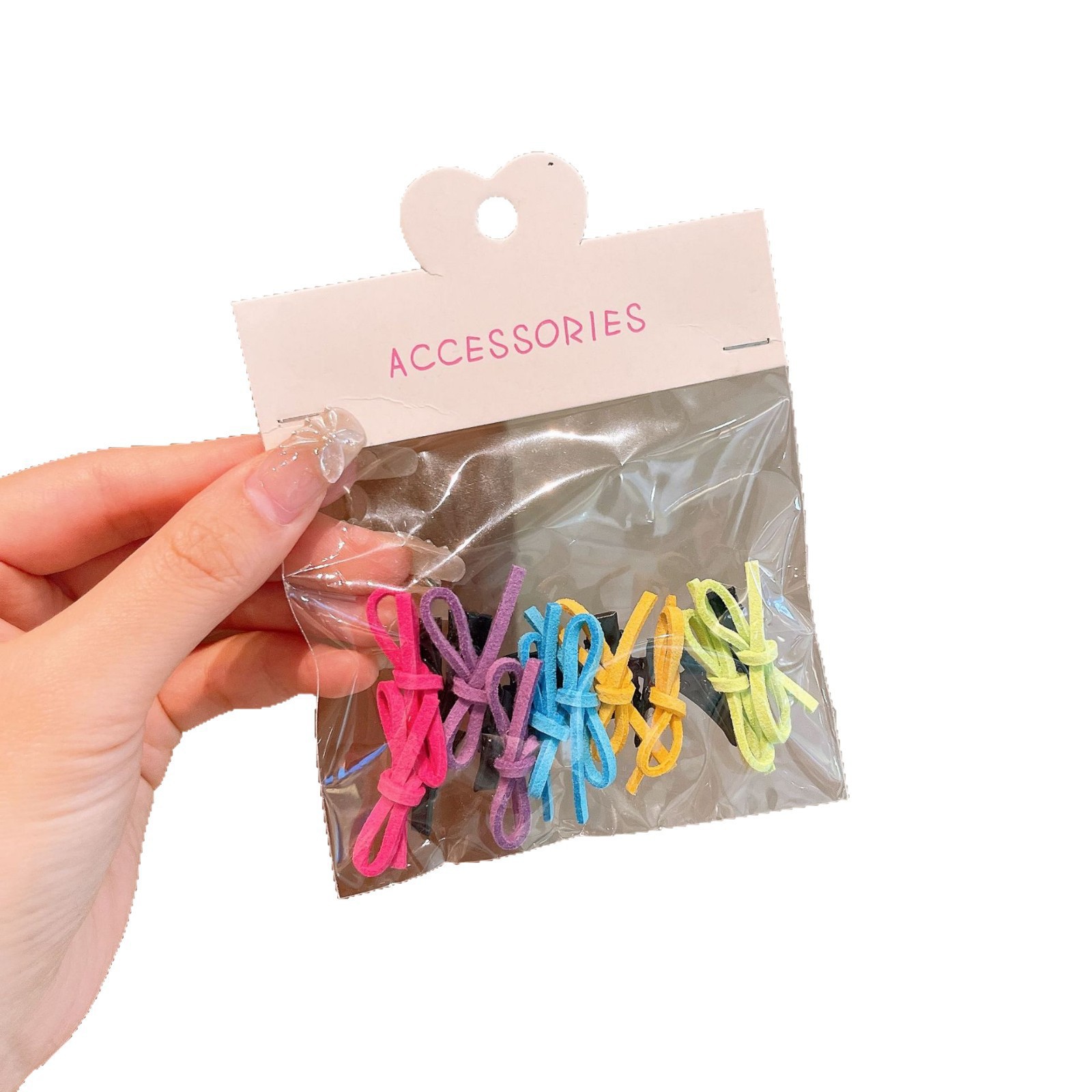 Nuevo color para niños, arco de dopamina, horquilla pequeña, horquilla para niña, accesorio para el cabello con clip lindo súper versátil