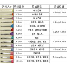 钩针全套一整套勾毛线针工具套装编织毛线粗针织毛衣围巾勾针