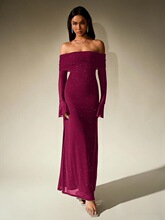 J 69635 Elegant Mesh Long Dress ��ɴ����ȹ ����ѷ�羳ŷ����