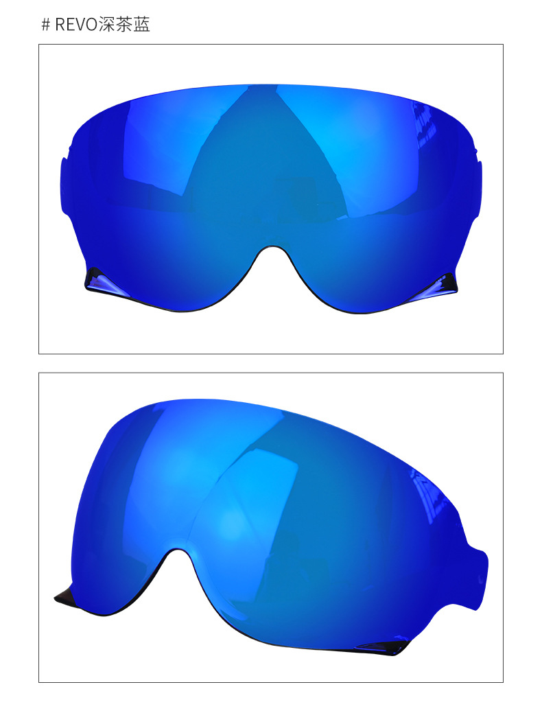 Helmet Visor for JO EX-ZERO CJ-3 Half Helmet 4/3 Anti-UV
