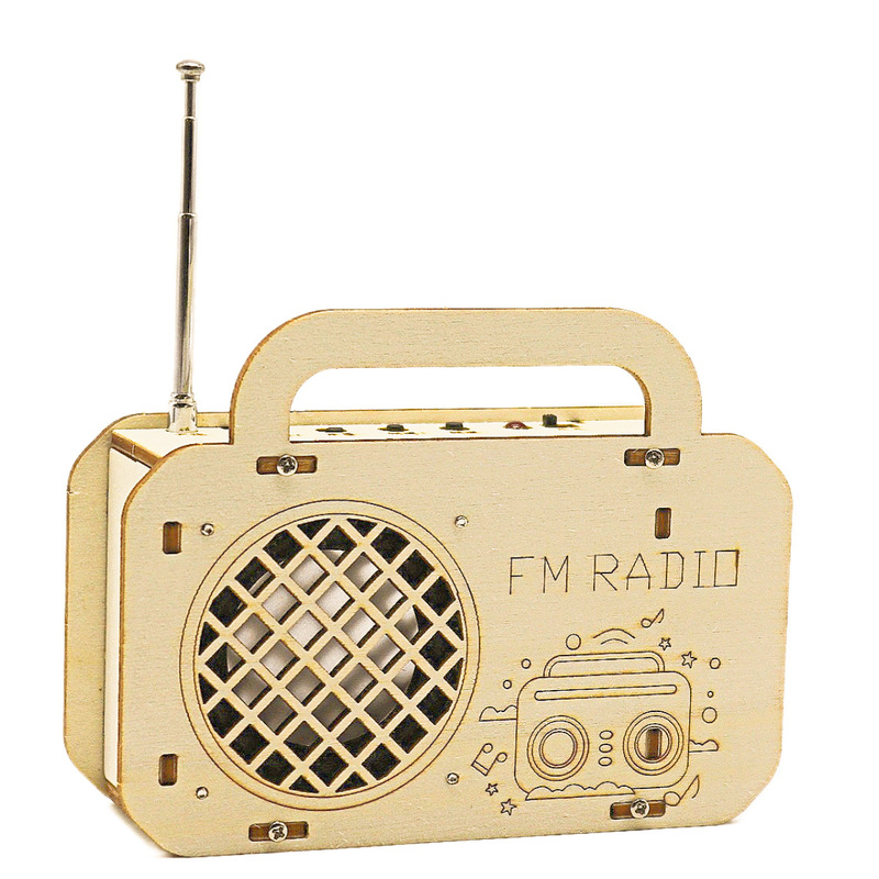 Homemade Radio Technology Small Production DIY Handmade Aircraft Model Experimental Materials Student Toys