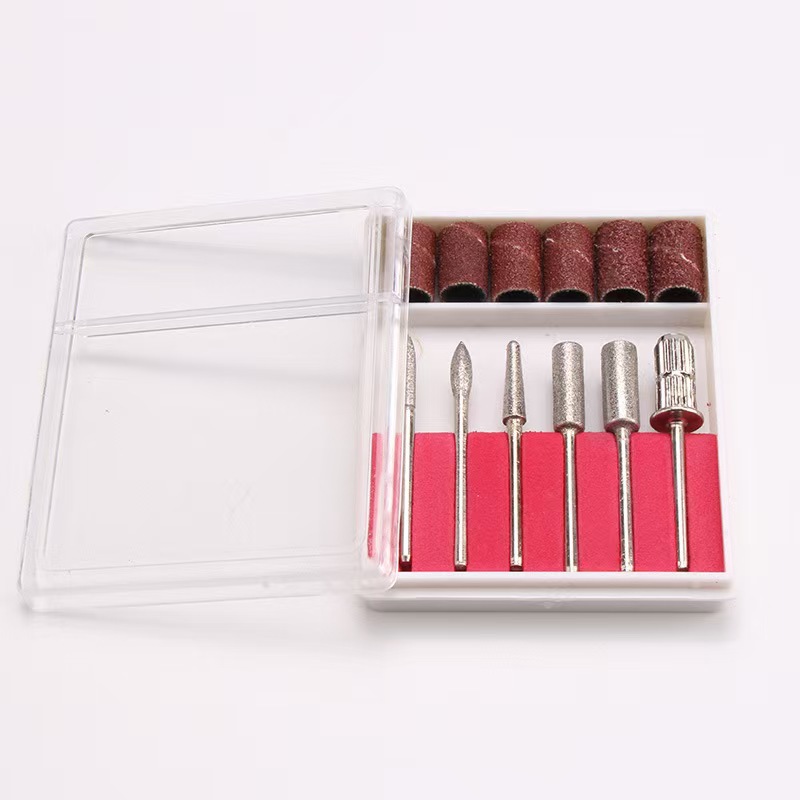 Unidad de amolador eléctrico de uñas 6 piezas de unidad de amolador de uñas 2.35 piezas de unidad de amolador de uñas 5 piezas de unidad de pulido