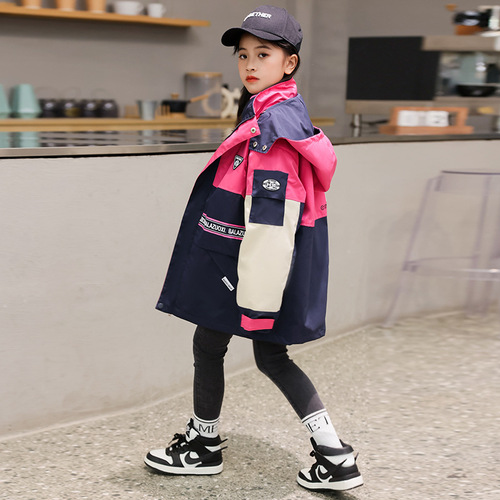 女童冲锋衣男童外套三合一可拆卸厚加绒外套儿童新款春秋冬装
