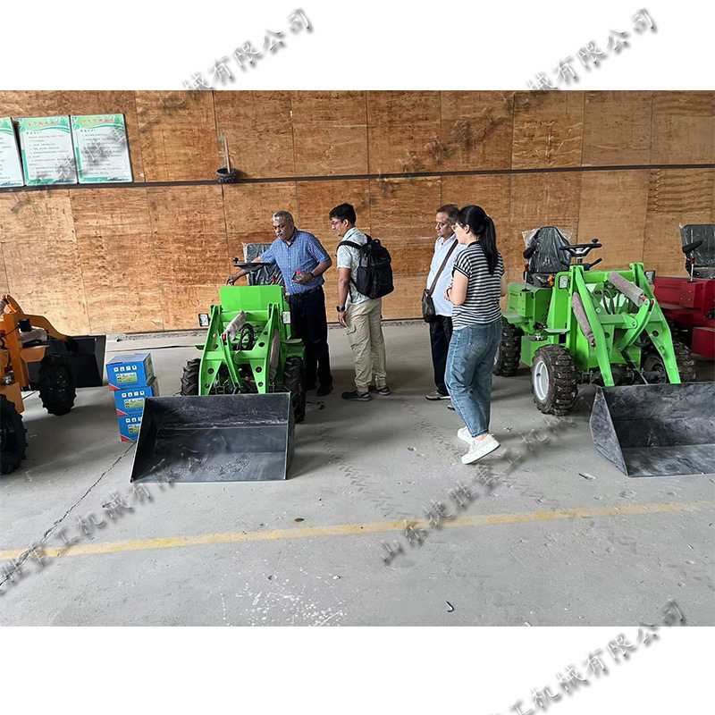 工地砂石短途铲运车小型电动铲车养殖场动物圈舍清粪车