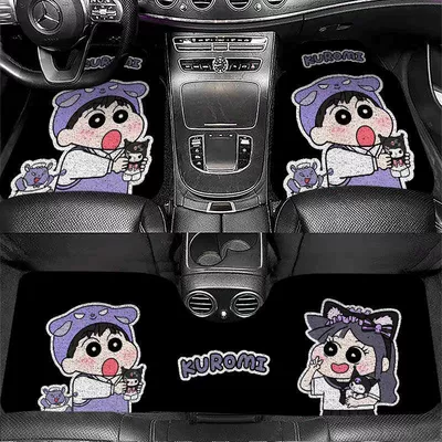 Dropshipping – Avtomobil döşəmə paspasları - little-new-nini-kuromi-headgear-5848cm-pack-of-two-pieces