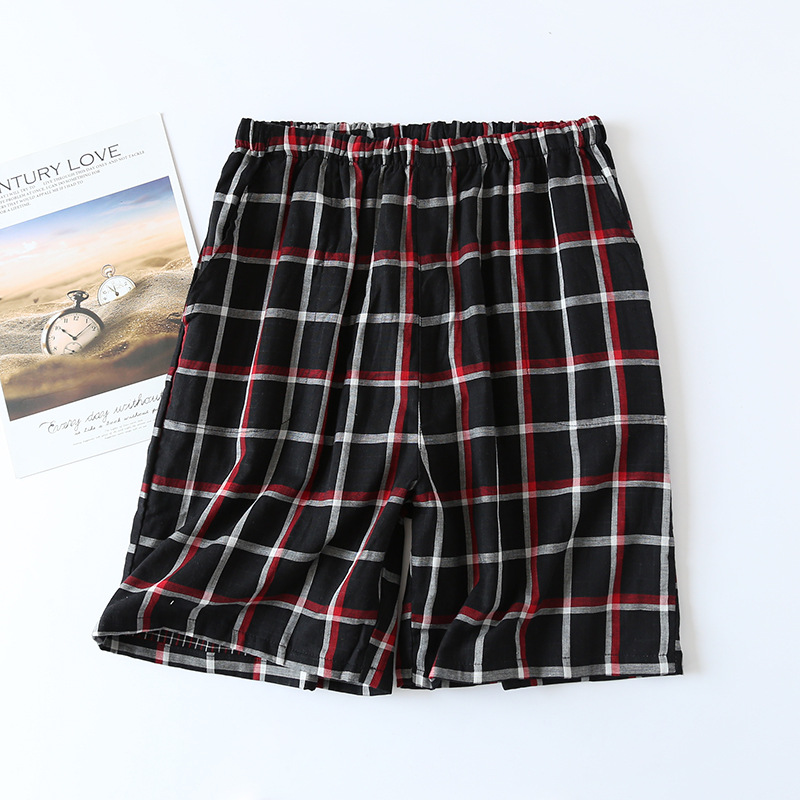 블랙 레드 격자 무늬