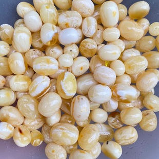 Factory Direct Camp Songgang Raw Ore Russian Beeswax White Flower Beeswax Jujube Beads Amber White Flower Jujube Beads