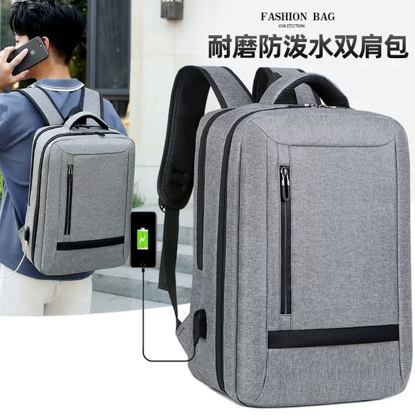 Business Custom-Made Multifunctional Computer Bag, Versatile Charging Interface Backpack, Large Capacity Business Trip Travel Backpack