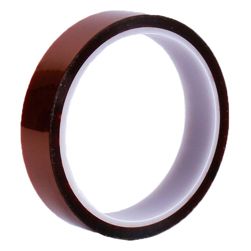 Ventas directas de fábrica 0,05mm grueso marrón de alta temperatura cinta placa de circuito envoltura de batería cinta de dedo dorado 33 m