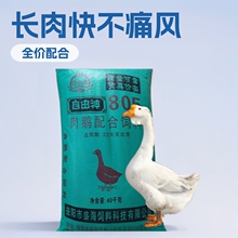 肉鹅全价颗粒饲料11-15%蛋白防痛风80斤厂家直供