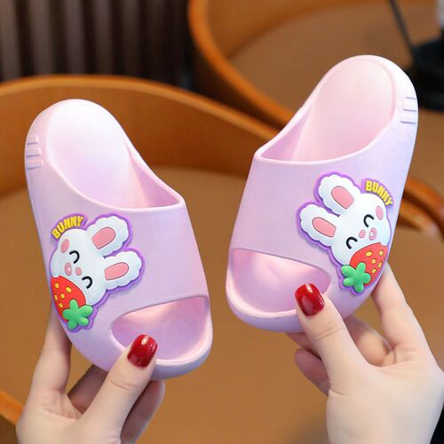 Children's slippers, home wholesale, shit-stepping slippers for boys and girls, super cute cartoon outdoor wear, indoor bathing sandals, slippers for women