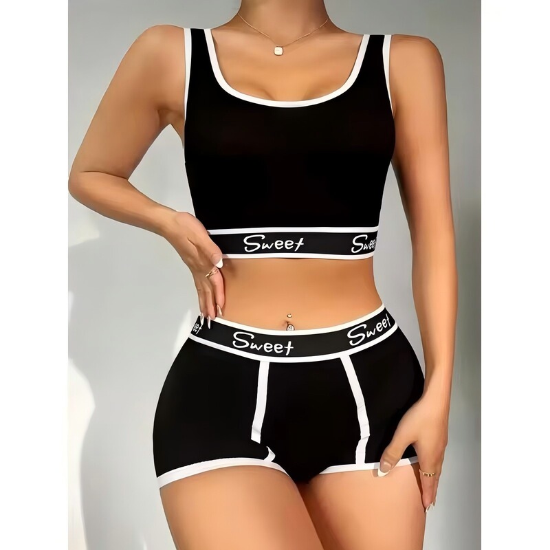 Cross-Border European and American Style Spicy Girl Sports Bra Set for Women, Wireless Shockproof Vest, Fitness Yoga Quick-Dry Butt-Lifting Shorts