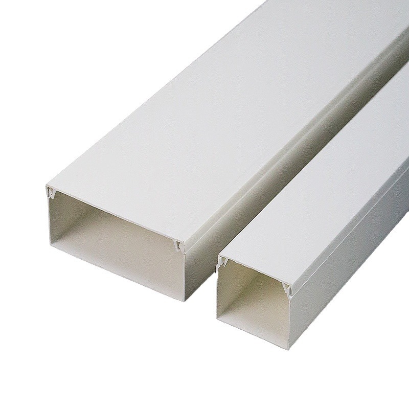 Puente de pvc ranura de cable de tamaño súper grande decoración industrial ignífugo ignífugo grueso 200 * 100mm especificaciones completas
