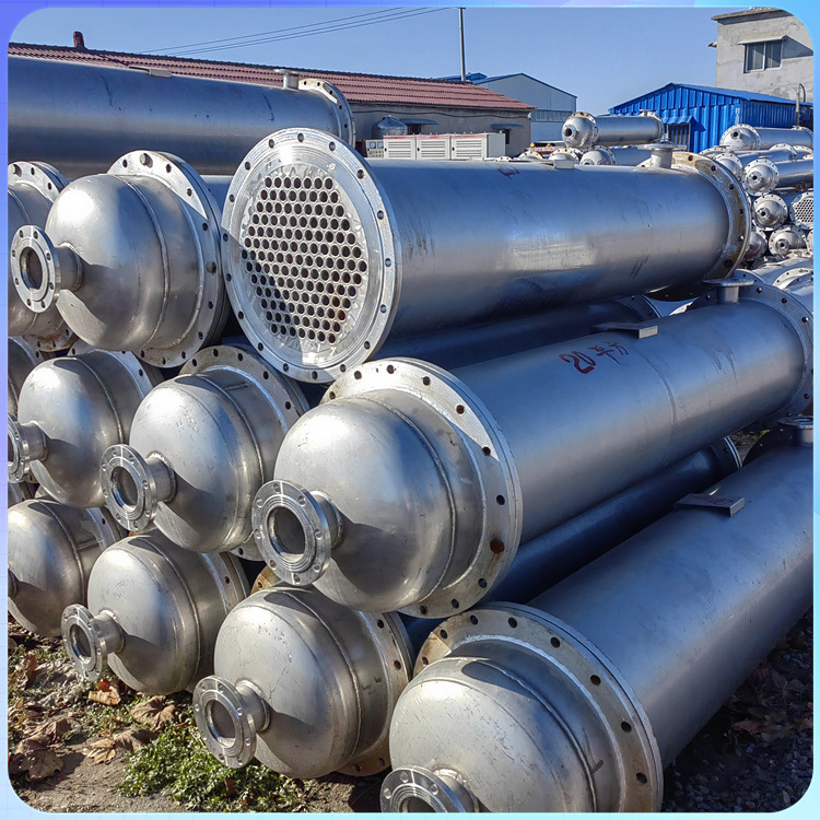 不锈钢列管二手冷凝器 化工钛材二手冷凝器 强制循环蒸发器 设备