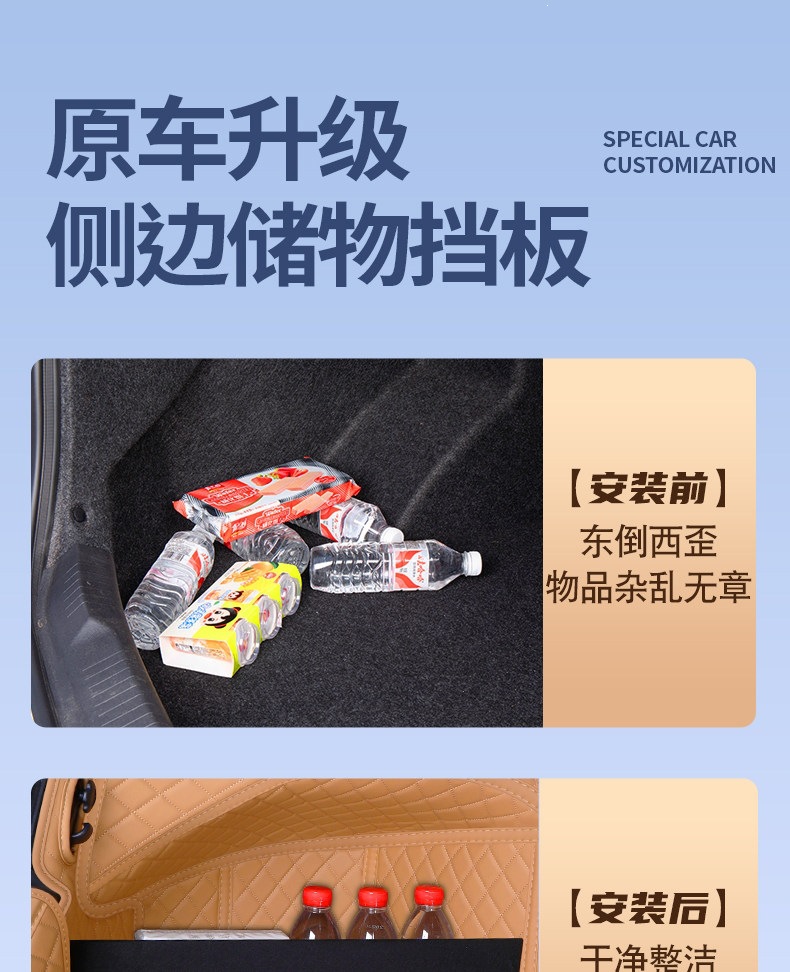 Suitable for the 9th generation Camry, this full-coverage trunk mat is also compatible with the 6th, 7th, and 8th generation models, as well as the 2026 Toyota Camry
