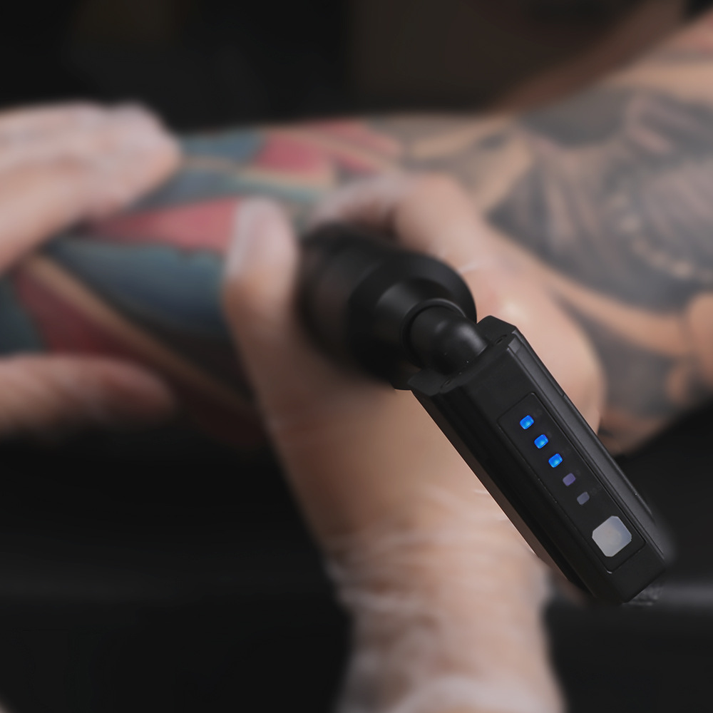 Máquina de tatuaje inalámbrica de bordado con batería recargable con pluma de tatuaje completa para principiantes transfronterizos con tatuaje