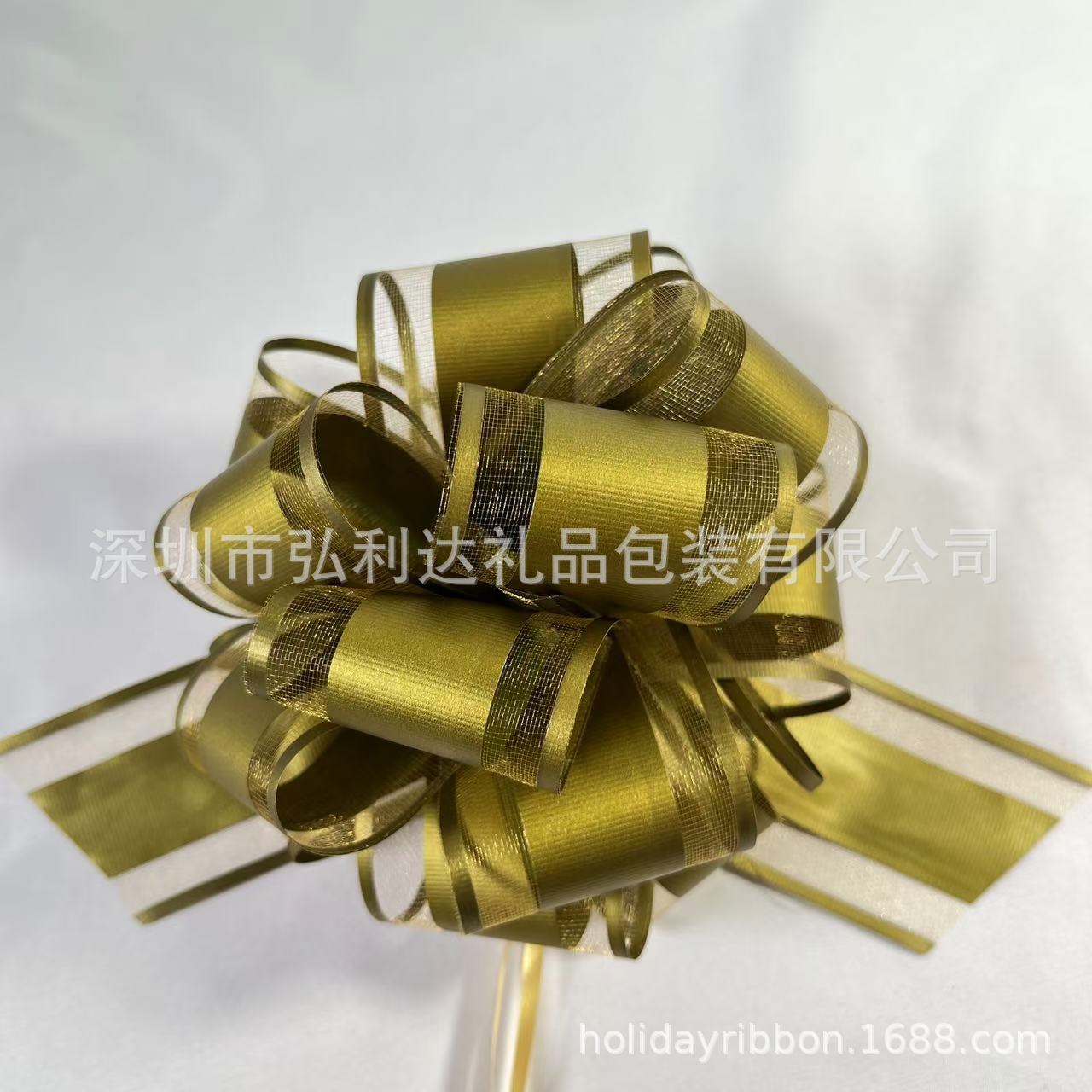 Transfronterizo Amazon 50 # Suya flores de Navidad decoraciones de flores de cinta de dibujo de flores en forma de bola mano en stock