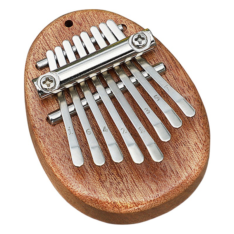 En stock al por mayor 8-tono pulgar piano mini kalinba piano dedo piano Cristal Kalimba pulgar piano pequeño instrumento musical
