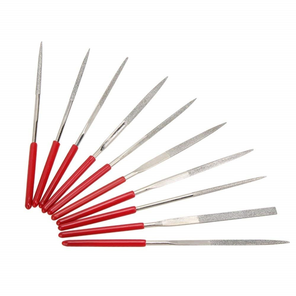 Gran suministro de guitarra kit de herramientas de reparación y mantenimiento 45 unidades cuerda de medición de distancia regla archivo accesorios de guitarra