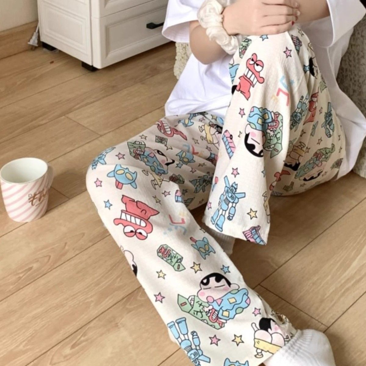 【피부 친화적인 바지】#CK59