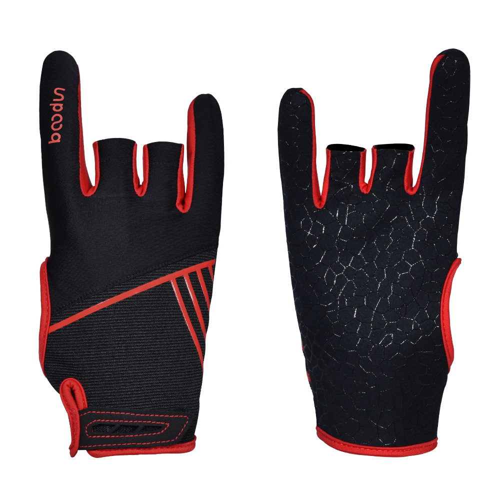 Guantes de bolos Burton, guantes sin dedos para curling, entrenamiento de bolos y competición, guantes protectores antideslizantes
