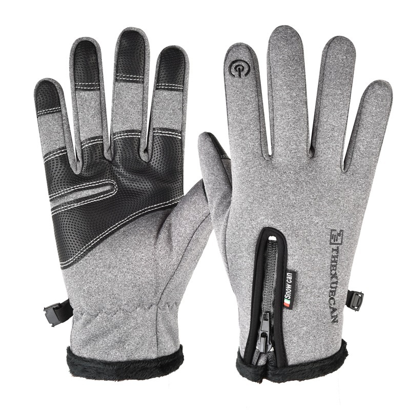 Outdoor Riding Gloves - Gray