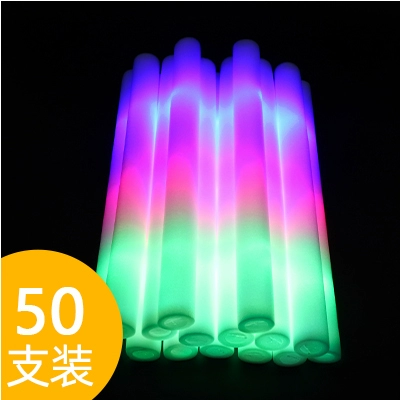 Sponge colorful flashing light stick from foam