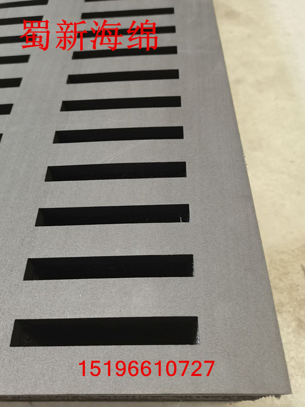 厂家供应黑色珍珠棉粘黑色高发泡黑色EVA手机周转箱泡沫/格子EVA