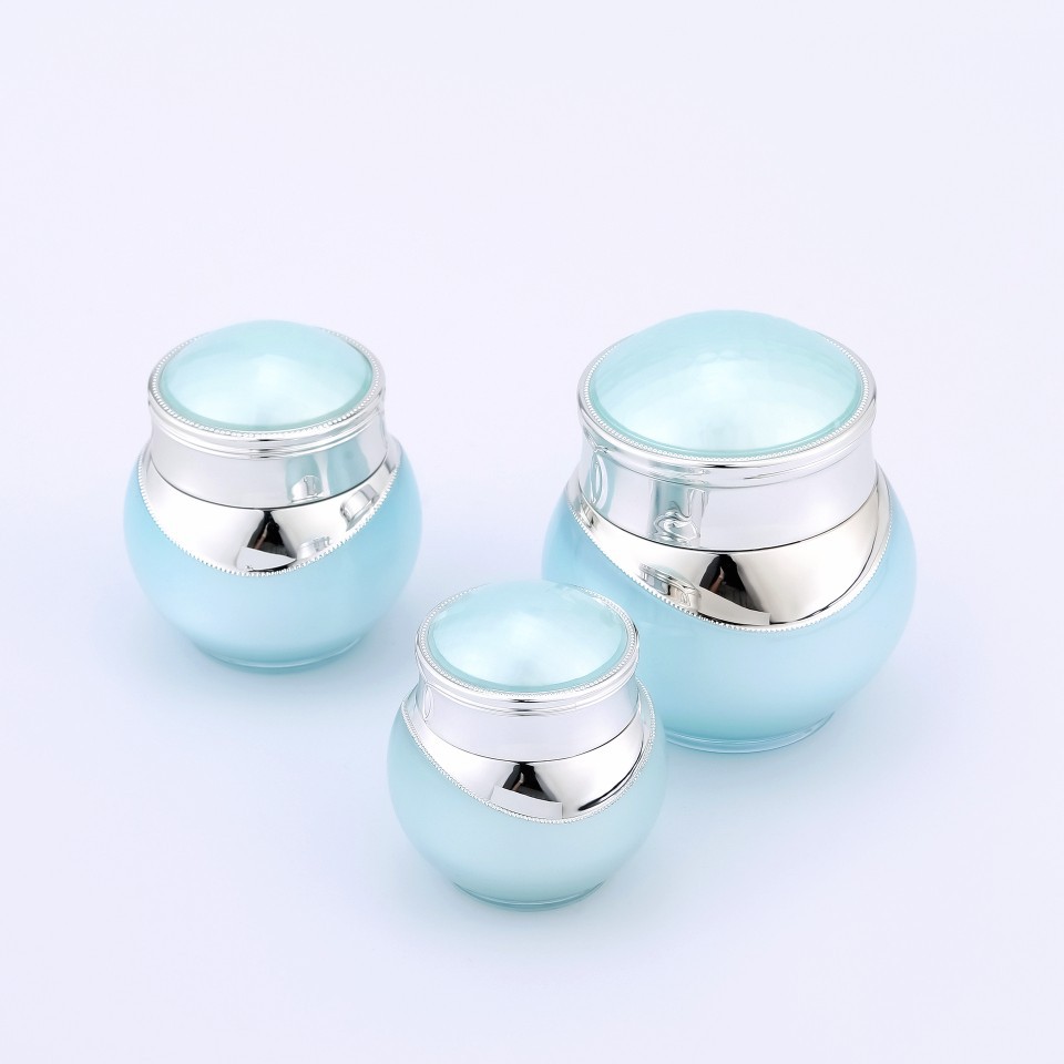 Cream Bottle 5g 10g 15g White Eye Cream Acrylic Cream Bottle Cosmetic Bottle Face Cream Dispensing Bottle Large Belly Bottle